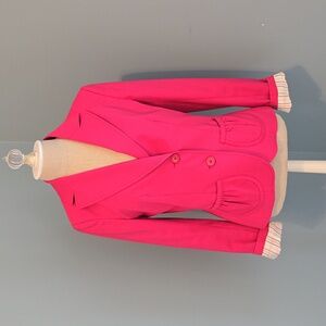 Fun hot pink blazer US 6